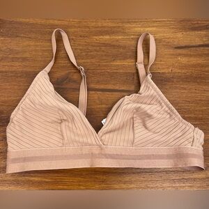 H&M Tan Adjustable Strap Non-Padded Bralette Size 4 Women’s GUC